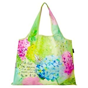Disney Tinker Bell Reusable Shopping Tote Eco Bag Compact Portable Peter Pan